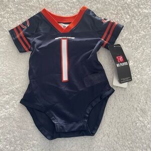 NFL Navy and Orange Baby Bodysuit 3-6 months